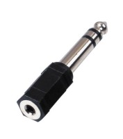 Переходник Jack 3,5 mm (папа) - Jack 6,3 mm (мама)