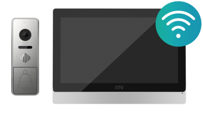KIT 5902 NG / Комплект видеодомофонии (AHD,CVI, TVI, CVBS) с WiFi фото