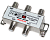 ДЕЛИТЕЛЬ ТВ x 4 + 5шт.F BOX 5-1000 МГц Silver (05-6103)