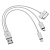 USB iPhone 5/iPhone 4/microUSB синий