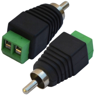 RCA с клеммной колодкой фото
