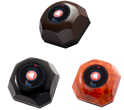 iBells 301 - Кнопка вызова (Черный\дерево\кофе) фото