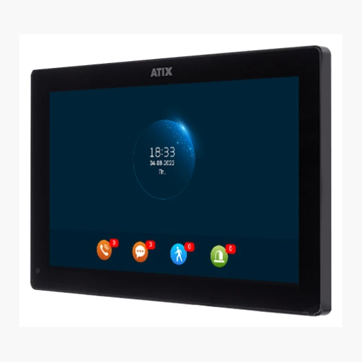 AT-I-M1012F/IW Black — Мониторы домофона
