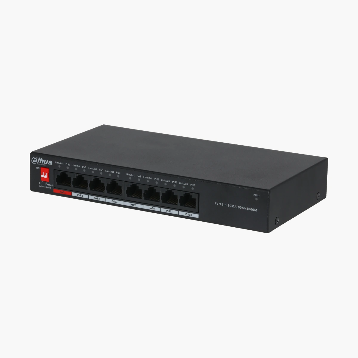 PFS3008-8GT-96 — 8-портовой гигабитный Ethernet-коммутатор PoE