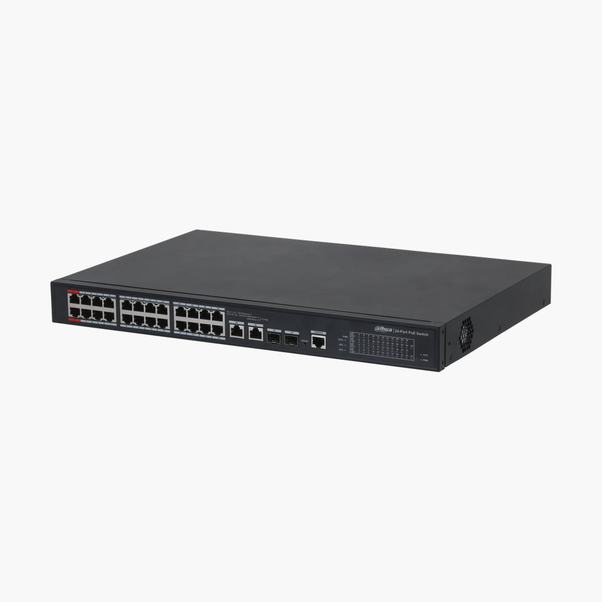 PFS4226-24ET-240 — 24-портовый 100-мегабитный управляемый коммутатор с PoE