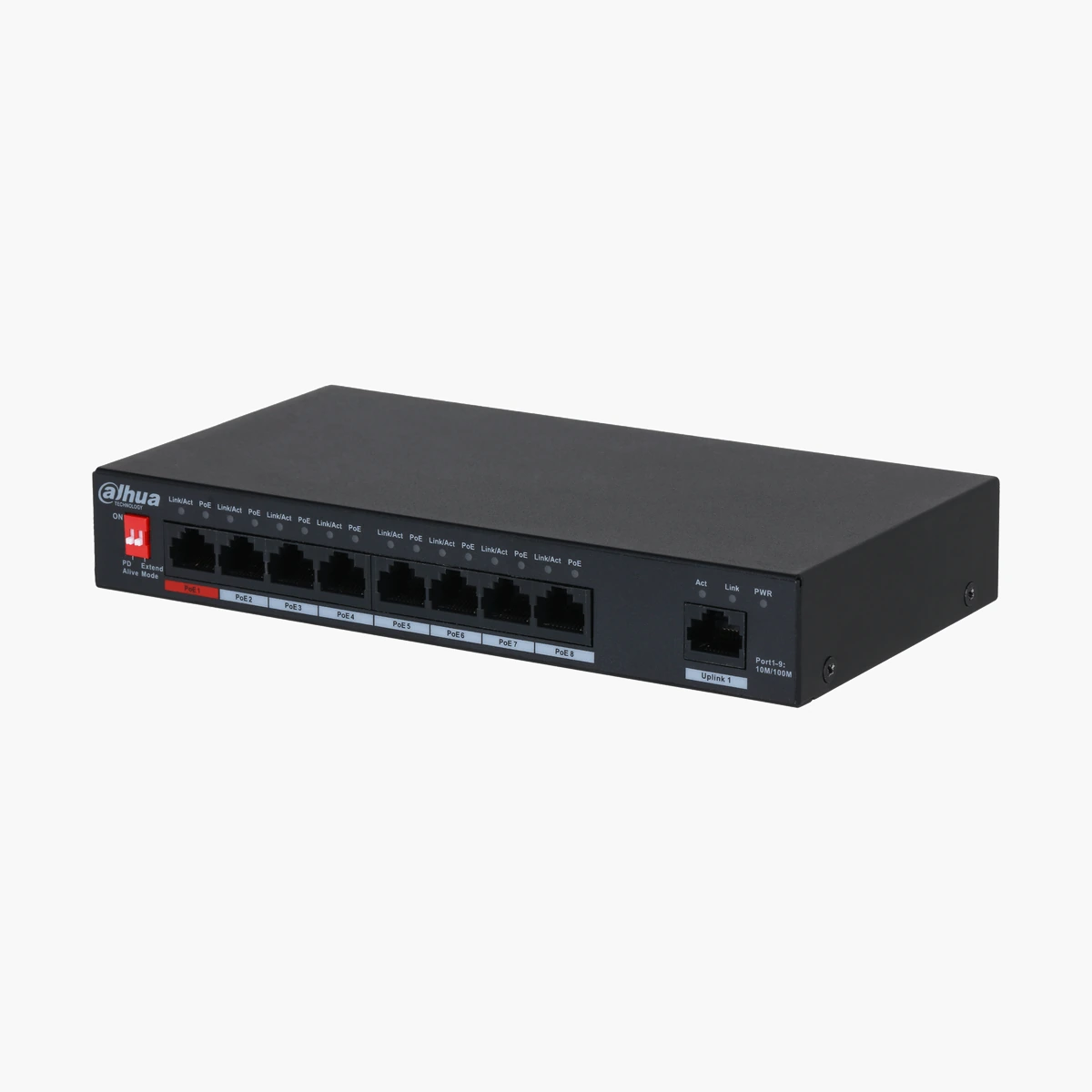 PFS3009-8ET-96 — 8-портовой коммутатор Fast Ethernet PoE