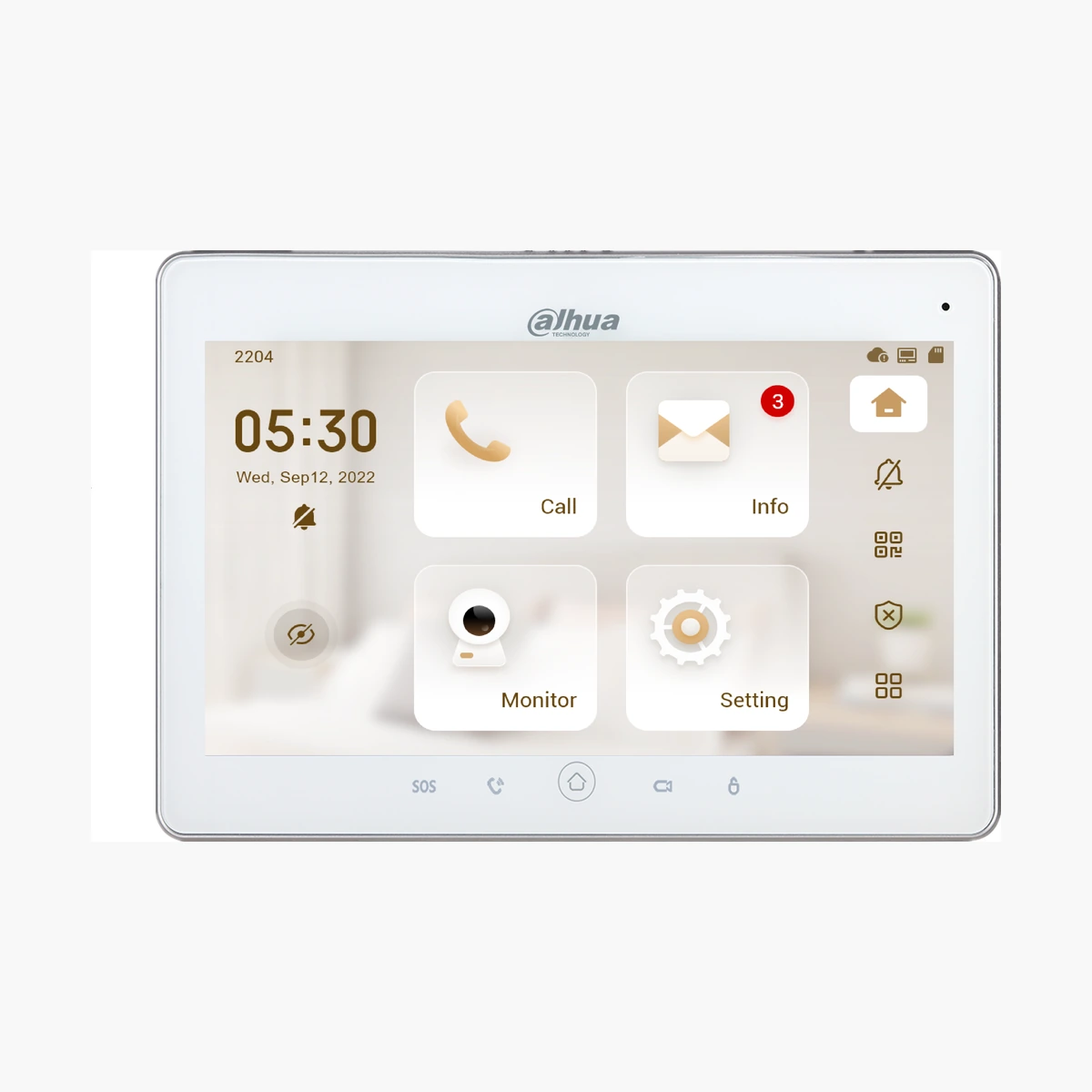 VTH5241DW-S2 — Wi-Fi Indoor Monitor
