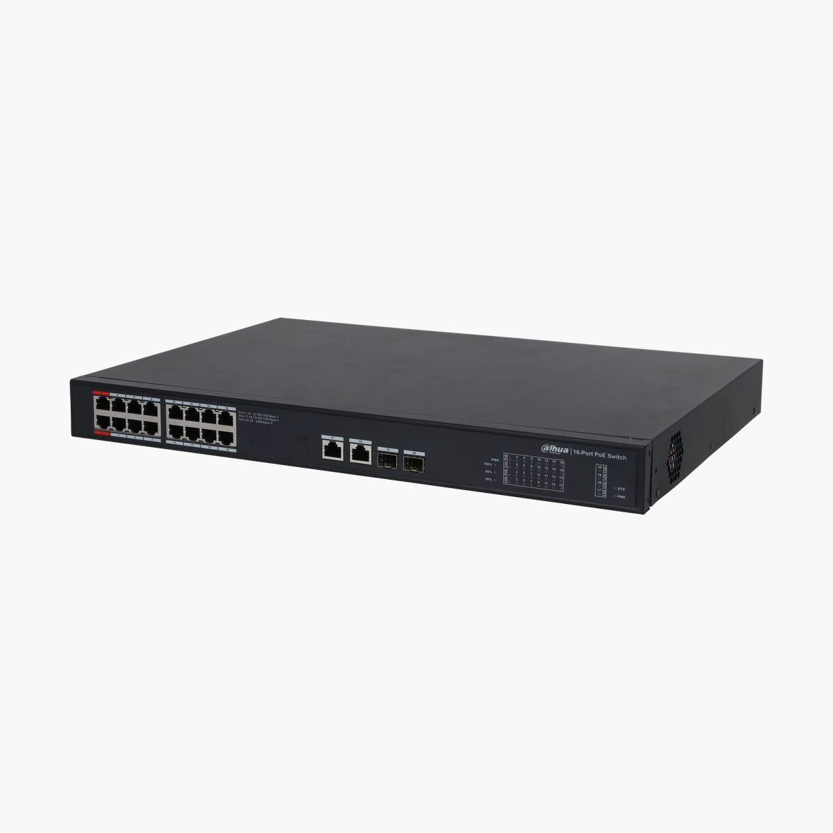 PFS3220-16GT-190 — 16-портовый гигабитный коммутатор с PoE