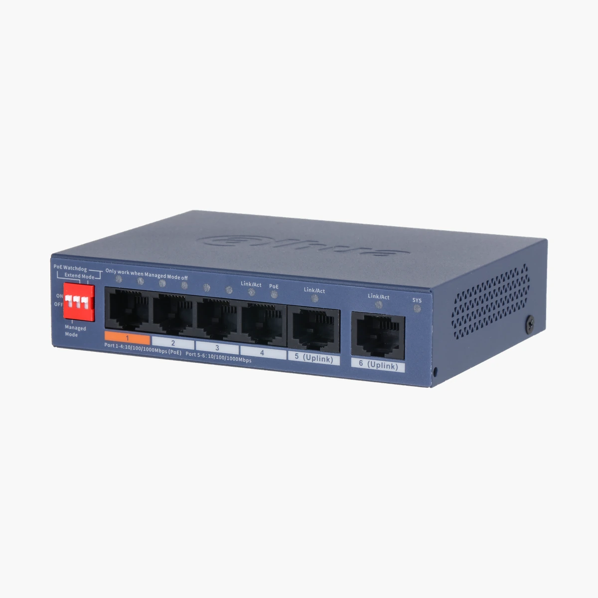 DH-CS4006-4GT-60 — Управляемый гигабитный PoE-коммутатор